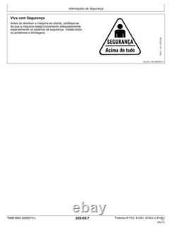 John Deere TM801854 PORTUGUESE EDITION 6110J, 6125J, 6130J, 6145J tractors diagn