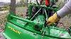 John Deere Tractor 3038e With 655 Tiller Part 2