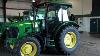 John Deere Tractor 5083e Making Hay 2013