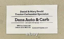 John Deere Tractor Carburetor Model 301 1020 2010 2020 Marvel Schebler Tsx Carb