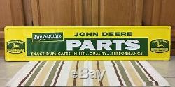 John Deere Tractor Parts Quality Farm Equipment Metal Sign Tractors Genuine New