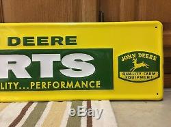 John Deere Tractor Parts Quality Farm Equipment Metal Sign Tractors Genuine New