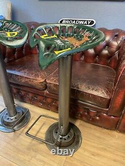 John Deere Tractor Seat Bar Stools Breakfast Bar, Pub, Man Cave Seat