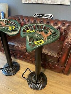 John Deere Tractor Seat Bar Stools Breakfast Bar, Pub, Man Cave Seat, Chair