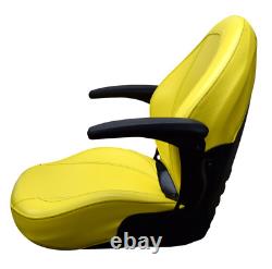John Deere Tractor Seat with Armrests Yellow 650 750 850 900HC 950 1050 CH16115