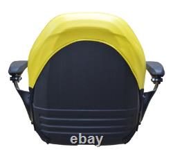John Deere Tractor Seat with Armrests Yellow 650 750 850 900HC 950 1050 CH16115