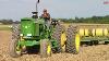 John Deere Tractors Planting Corn