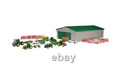 John Deere Value Set Farm Toy Machine Tractor Vehicle 164 Scale 70 PC