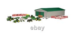 John Deere Value Set Farm Toy Machine Tractor Vehicle 164 Scale 70 PC
