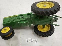 John Deere Vintage Lot Of 5 Die Cast Toys Tractors Planter Grain Drill Elevator