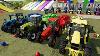 John Deere Vs Ursus Vs Claas Vs Landini Tractors Battle For Power New Objects Farming Simulator 22