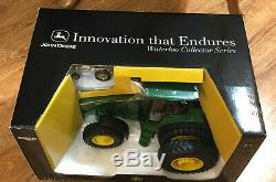 John Deere Waterloo Collector's Series 1/43 Gold 4010 & 1/16 8530 Tractors NIB