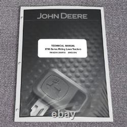 John Deere X710 X730 X734 X738 X739 Technical Service Repair Manual TM142319