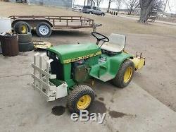 John deere garden tractor brinley guard n cart