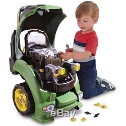 Kids John Deere Service Tractor Engine Mechanic Toy Educational Farm Repairable