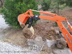 Kubota BX 25, BX 23 BT610 BH75 and Woods Backhoe thumb