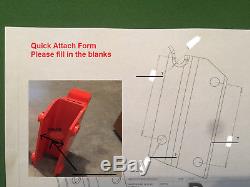 Kubota, John Deere, Tractor Quick attach system or quick release bucket system