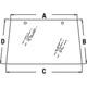 L78733 Front Windshield Glass Fits John Deere Tractors 6400 6410 6500 6506