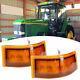 Led Amber Cab Lights For John Deere Tractors 7200, 7400, 7600, Re55150, Re55151