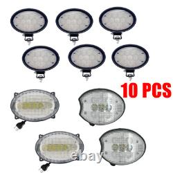 LED Work Lights 10pcs For John Deere Tractors 7630 7720 7730 7820 7830 7920 7930