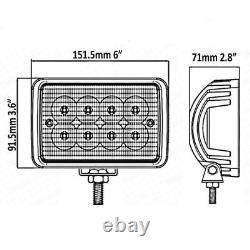 LED Work Lights Kit For John Deere 7210 7410 7610 7710 7810 7200 7400 7600 7800