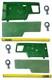 Lh/rh Side Panel/screen/sticker/clip Am128982 Am128983fits John Deere 445 Up S/n