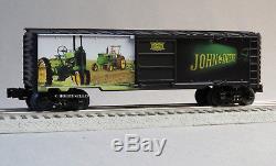 LIONEL JOHN DEERE TRAIN BOXCAR O GAUGE tractor freight made USA car 6-83944 NEW