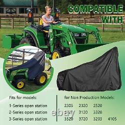 LP95637 Waterproof Large Cover for John Deere Compact Utility Tractors Black