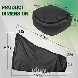 LP95637 Waterproof Large Cover for John Deere Compact Utility Tractors Black