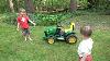 Little Boys Love John Deere Tractors