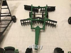 Lot Of John Deere Toy Collectible Tractors & Farming Equipment