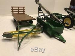 Lot Of John Deere Toy Collectible Tractors & Farming Equipment