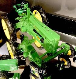 Lot of 13 Mixed ERTL John Deere Metal Die-cast Diecast Tractors Farming+