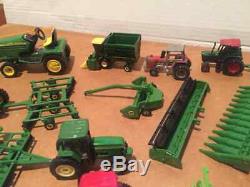Lot of 28 Pieces Die Cast ERTL TONKA John Deere Farm Machinery Tractors Combines