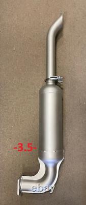 Muffler with extension for John Deere 850 950 1050 Tractors M802472 Check dims