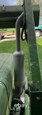 Muffler with extension for John Deere 850 950 1050 Tractors M802472 Check dims