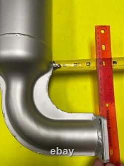 Muffler with extension for John Deere 850 950 1050 Tractors M802472 Check dims