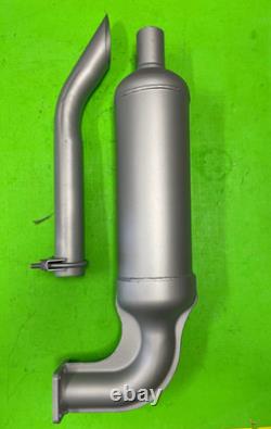 Muffler with extension for John Deere 850 950 1050 Tractors M802472 Check dims