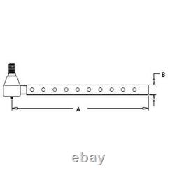 New 12 Long Tie Rod End AT13972 Fits John Deere Tractors 1010 2010