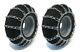 New Pair 2 Link Tire Chains 23x10.50-12 For John Deere Lawn Mower Tractor Rider