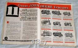 ORIGINAL 1937 John Deere Centennial Power Farming Magazine with Equipment TRACTORS