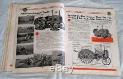 ORIGINAL 1937 John Deere Centennial Power Farming Magazine with Equipment TRACTORS