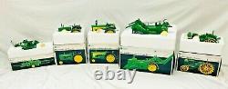 One Lot of John Deere Ertl Precision Classic Tractors #11 thru #15