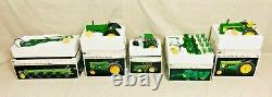 One Lot of John Deere Ertl Precision Classic Tractors #6 thru #10