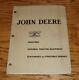 Original 1938 John Deere Tractor Equipment & Engine Dealer Sales Manual Brochure