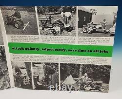 Original 1963 John Deere 110 Lawn Garden Tractor Sales Brochure 1st First Year