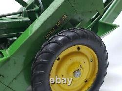 Original Vintage John Deere 60 Tractor With 2 Row Corn Picker 1/16 Scale Ertl Eska
