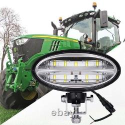 Oval LED Work Light for John Deere Forage Harvesters 8100-8800 Tractors 5R-9R