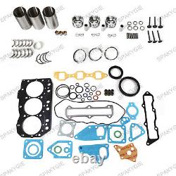 Overhaul Rebuild Kit fits for John Deere Tractor 790 with Yanmar 3TNV82A Engine