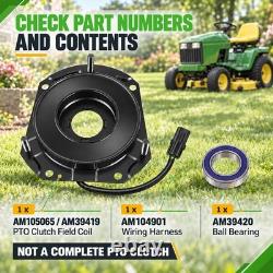 PTO Clutch Coil Kit AM105065 for John Deere 316 318 322 420 430